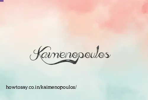 Kaimenopoulos