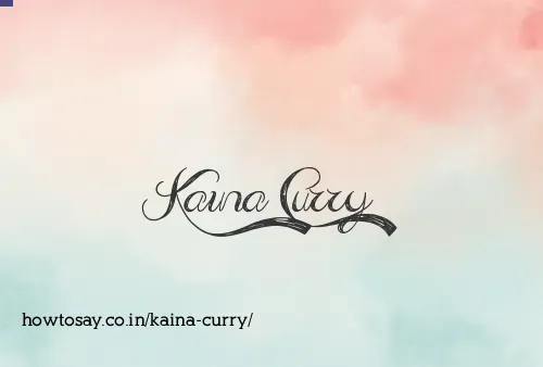 Kaina Curry