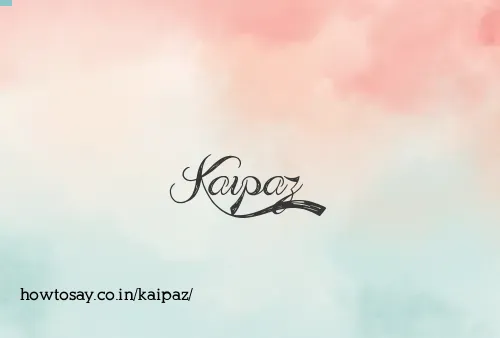 Kaipaz
