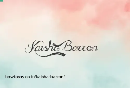 Kaisha Barron
