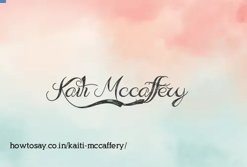 Kaiti Mccaffery