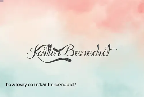 Kaitlin Benedict