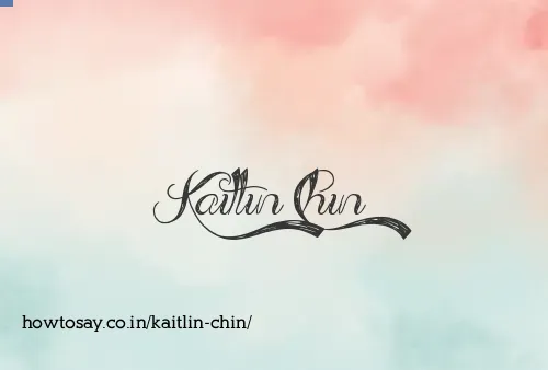 Kaitlin Chin