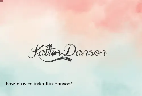 Kaitlin Danson