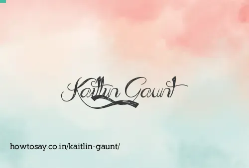 Kaitlin Gaunt