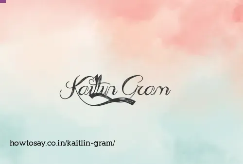 Kaitlin Gram