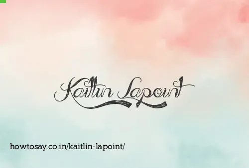 Kaitlin Lapoint