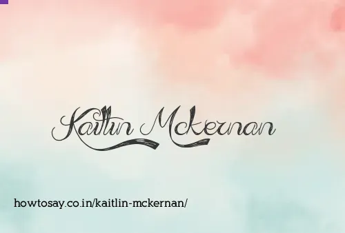 Kaitlin Mckernan