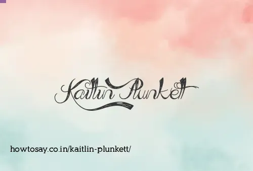 Kaitlin Plunkett
