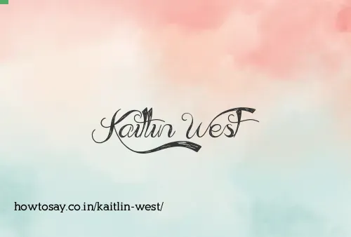 Kaitlin West