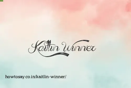 Kaitlin Winner