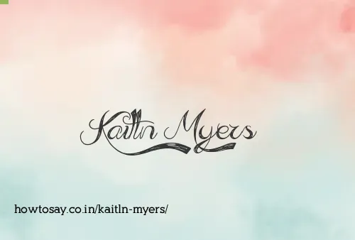 Kaitln Myers