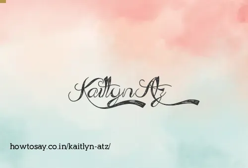Kaitlyn Atz