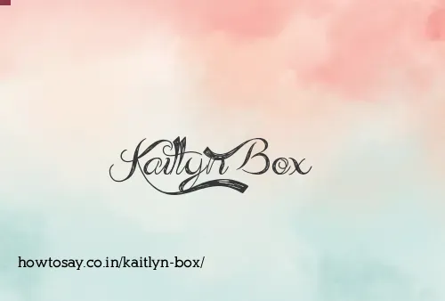 Kaitlyn Box