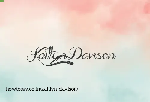 Kaitlyn Davison