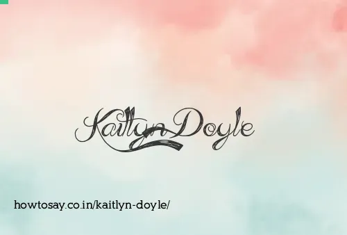 Kaitlyn Doyle