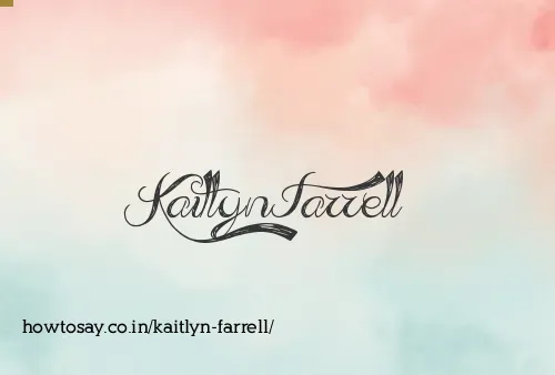 Kaitlyn Farrell