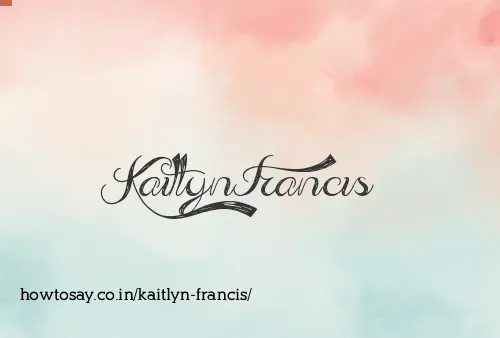 Kaitlyn Francis