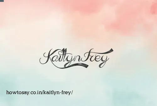 Kaitlyn Frey