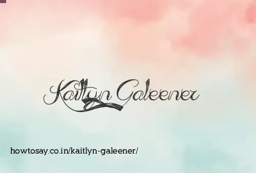 Kaitlyn Galeener