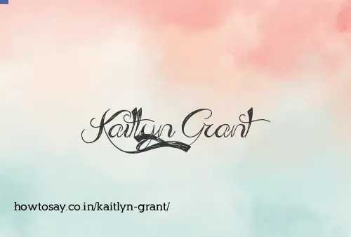 Kaitlyn Grant