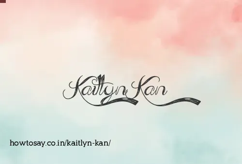 Kaitlyn Kan