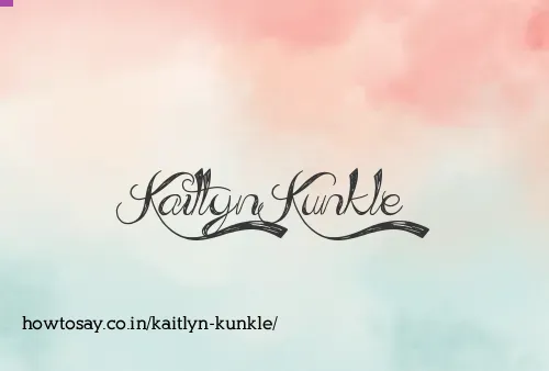 Kaitlyn Kunkle