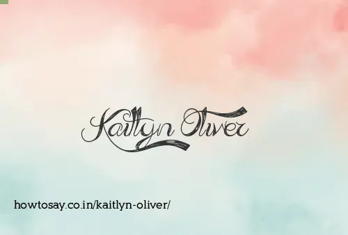 Kaitlyn Oliver