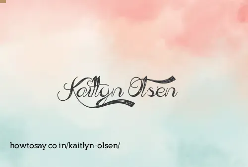 Kaitlyn Olsen