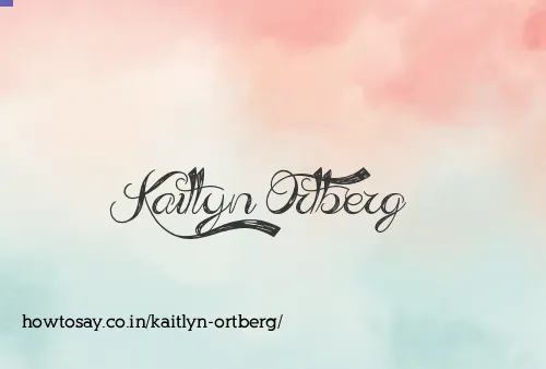 Kaitlyn Ortberg