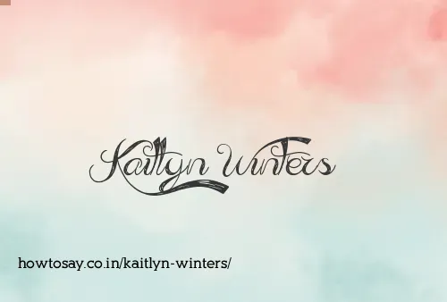Kaitlyn Winters
