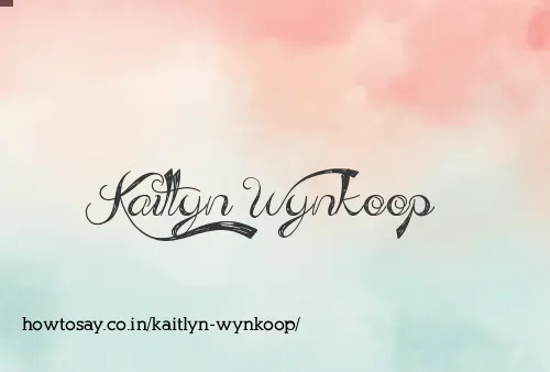 Kaitlyn Wynkoop