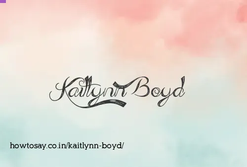 Kaitlynn Boyd