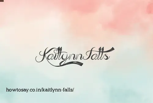 Kaitlynn Falls