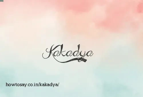 Kakadya