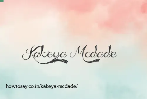 Kakeya Mcdade
