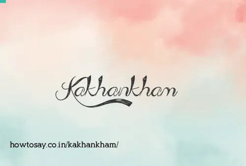 Kakhankham