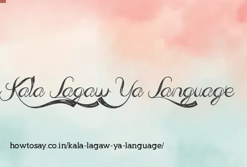 Kala Lagaw Ya Language