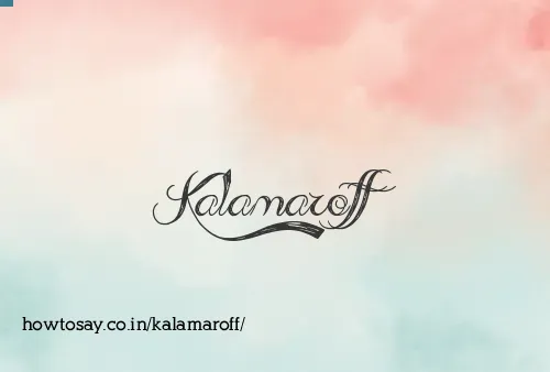 Kalamaroff