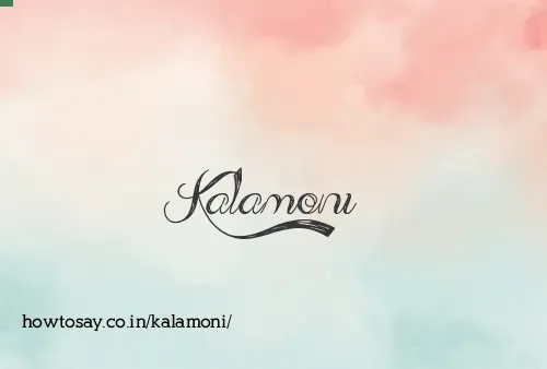 Kalamoni