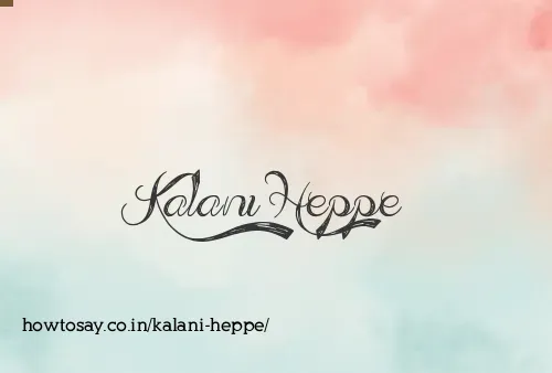 Kalani Heppe