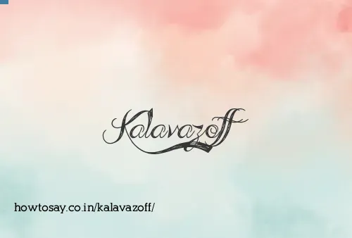 Kalavazoff