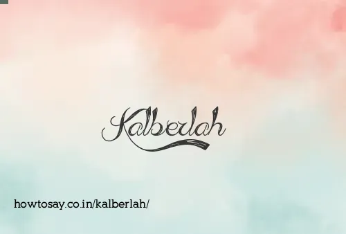 Kalberlah