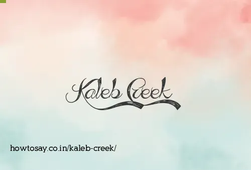 Kaleb Creek