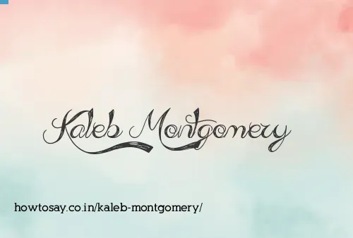 Kaleb Montgomery