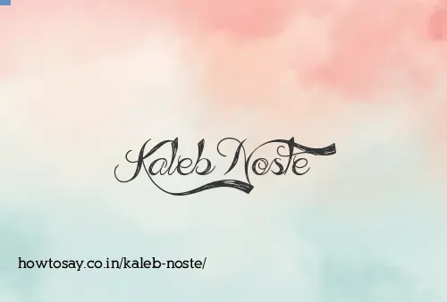 Kaleb Noste