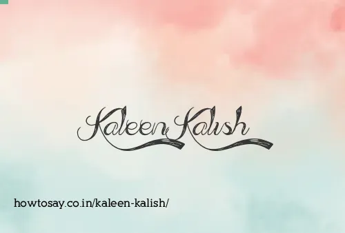 Kaleen Kalish