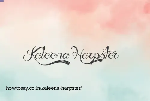 Kaleena Harpster