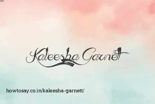 Kaleesha Garnett