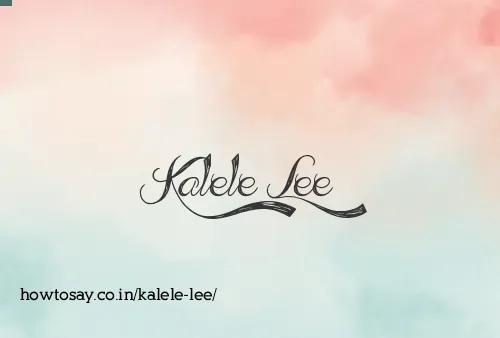 Kalele Lee